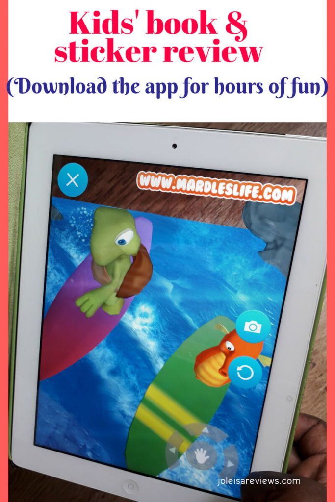 The undersea comes to life when you download the Mardles app to use while reading the book Stanley the Seahorse. Suddenly all the creatures appear in 4D! They can move and shimmer and the child can actually controm what happens! How cool is that!